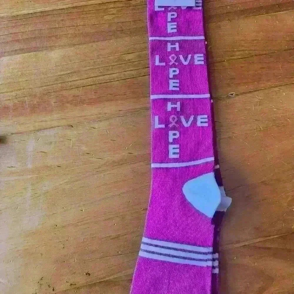 Breast cancer socks NWT